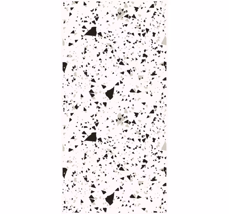 Tapet annet grått hvitt og svart terrazzo - Tenstickers