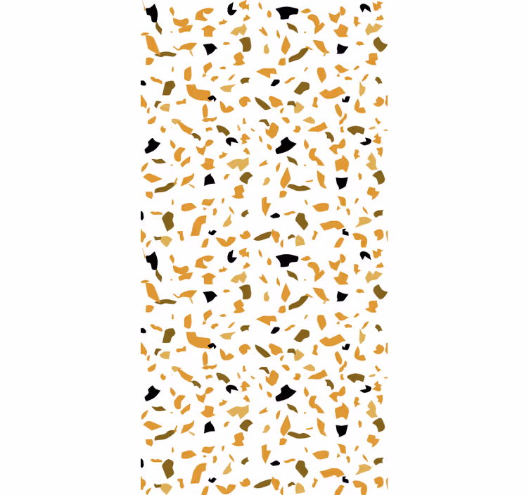Tapet annet varme farger terrazzo stil - Tenstickers