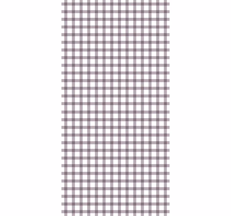 Tapet annet lilac gingham - Tenstickers