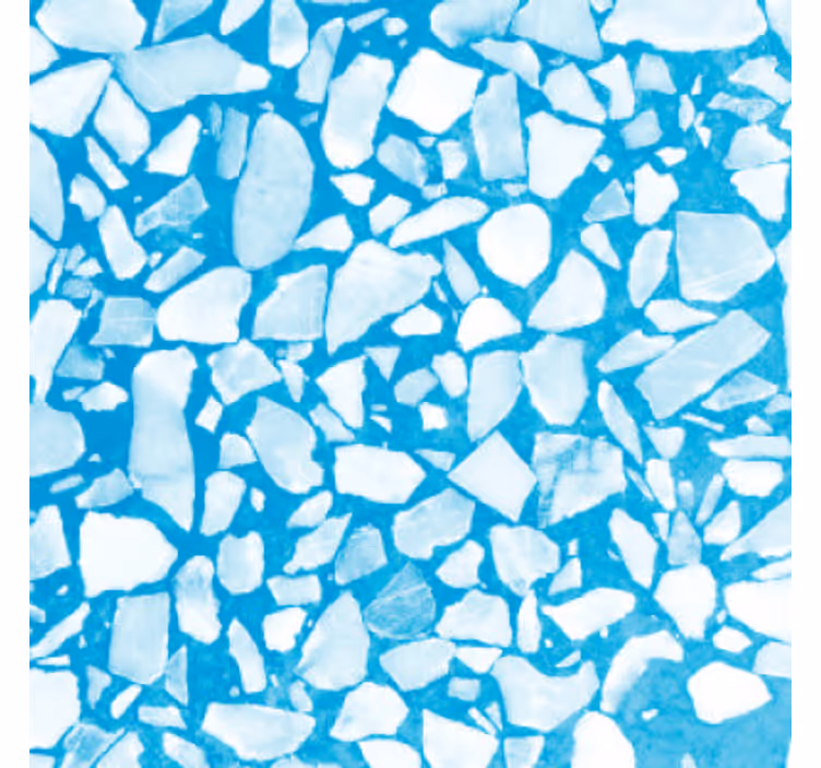 Tapet stein chill azure mosaikk - Tenstickers