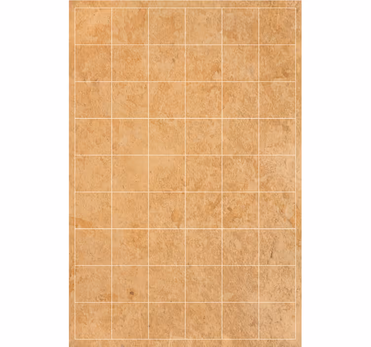 Tapet fliser lyse beige firkanter - Tenstickers