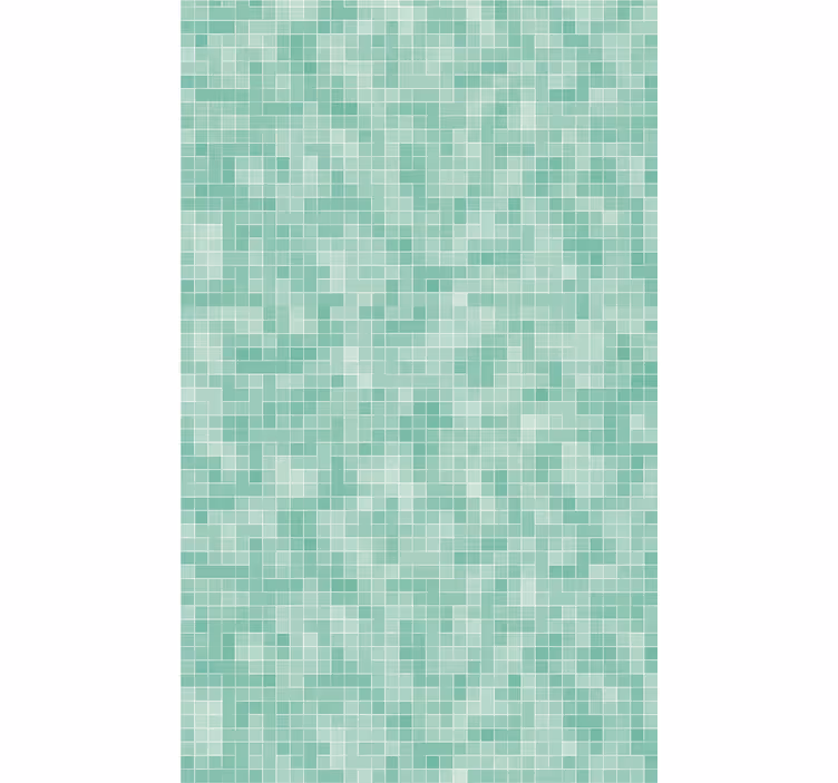 Mint mosaikkmønster tapet fliser - Tenstickers