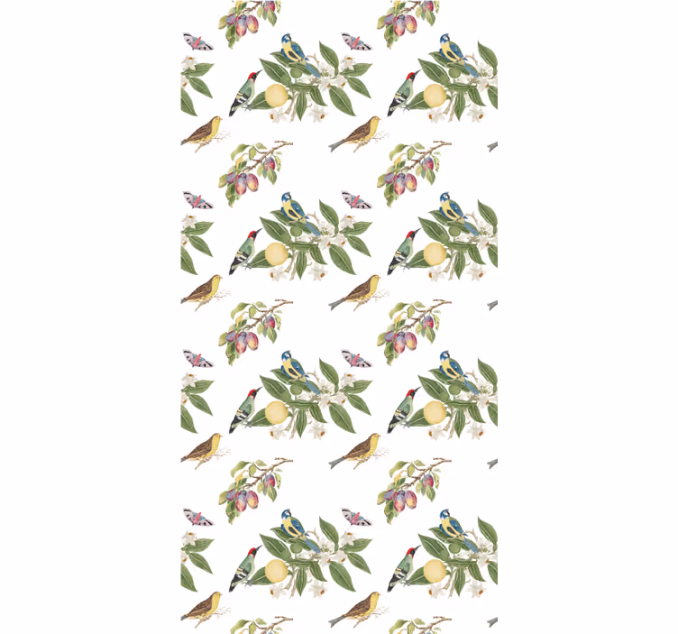 Tapet barn frukttyver i naturen - Tenstickers
