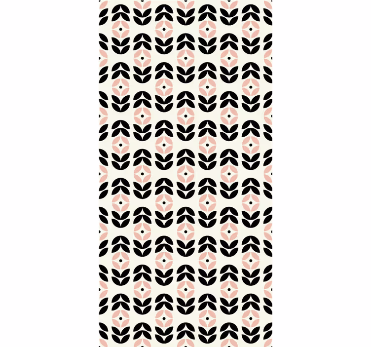 Tapet korridor geometrisk repetisjon beige - Tenstickers