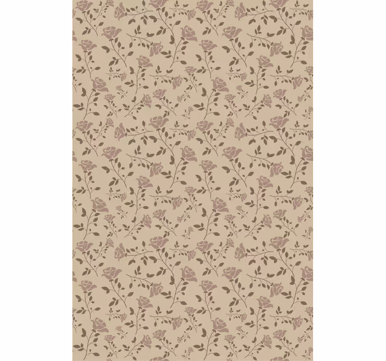 Subtile botaniske trekk tapet korridor - Tenstickers