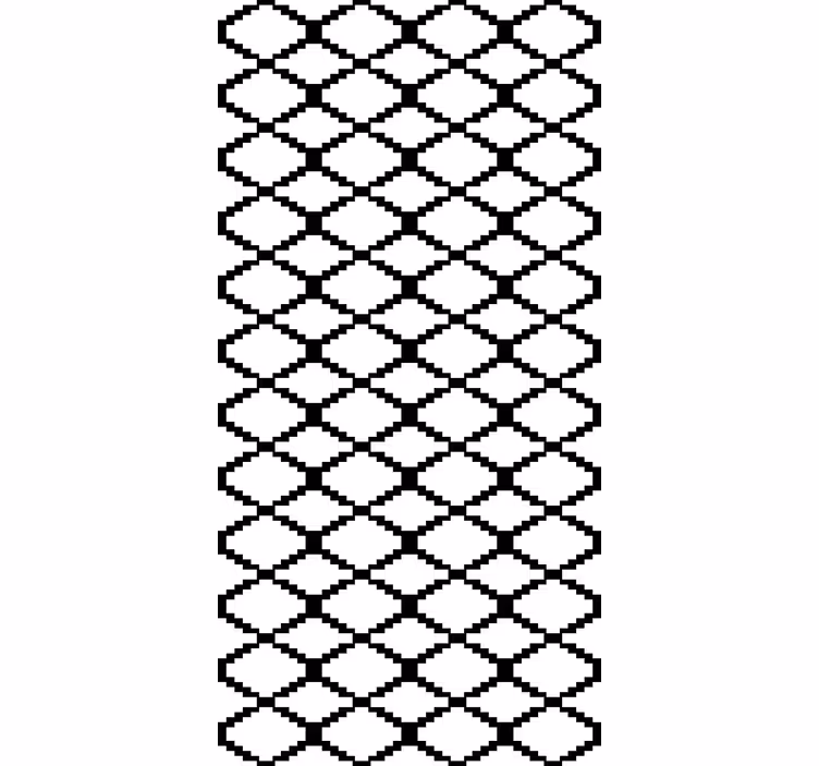 Nordisk tapet svarte geometriske diamanter - Tenstickers