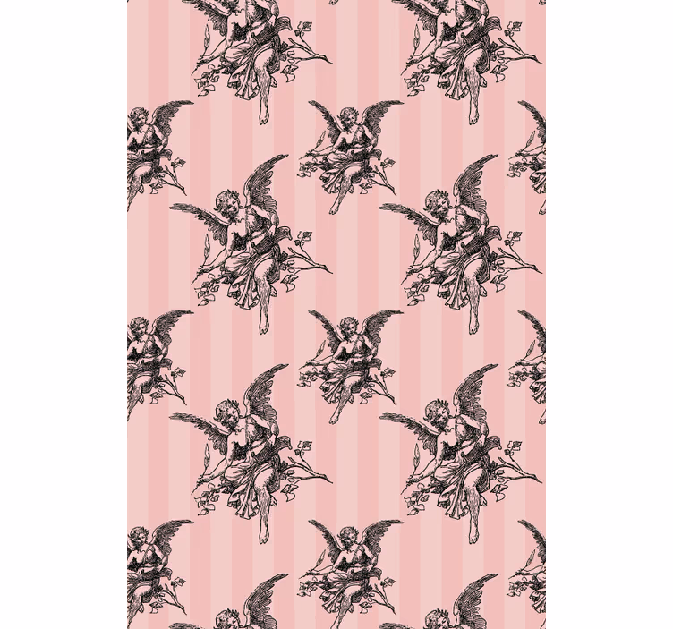 Tapet klassisk toile de jouy mønsterdesign - Tenstickers