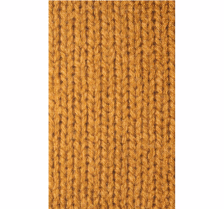 Orange imitert naturfiber tapet stue - Tenstickers