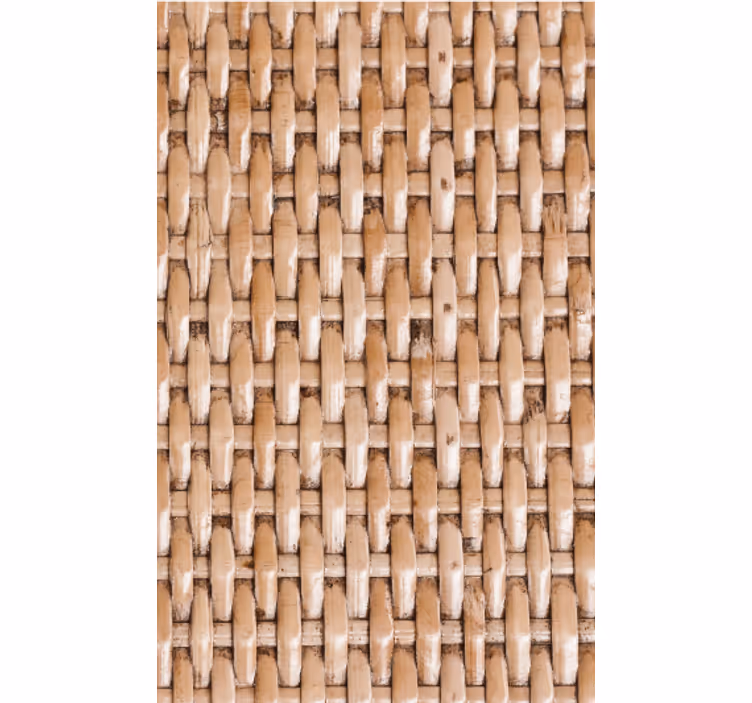 Tapet stue klassisk design i naturlig fiberimitasjon - Tenstickers