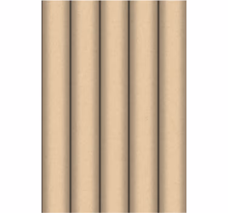 Tapet stue brunt rør minimalistisk mønster - Tenstickers