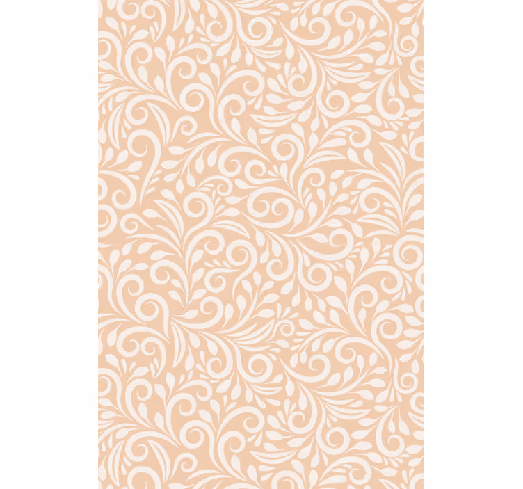 Elegant botanisk element tapet stue - Tenstickers