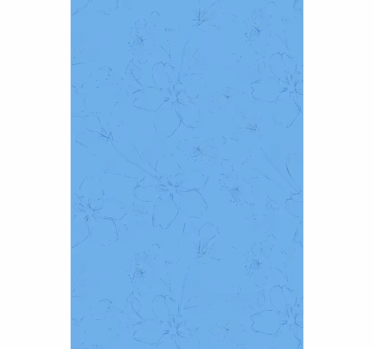 Tapet stue med botanisk inspirert overflate - Tenstickers