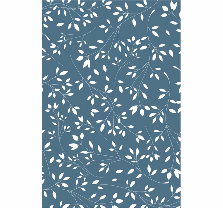 Tapet stue lush leaf mønster - Tenstickers