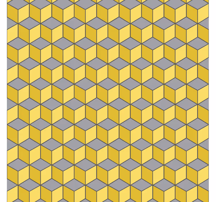 Tapet geometriske former pantone firkanter - Tenstickers