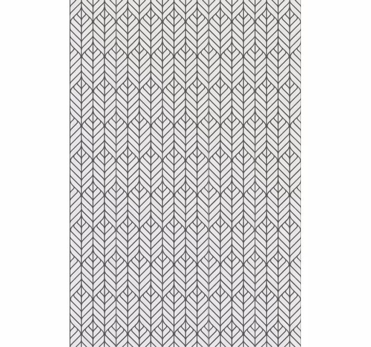 Tapet kontor elegante blader - Tenstickers