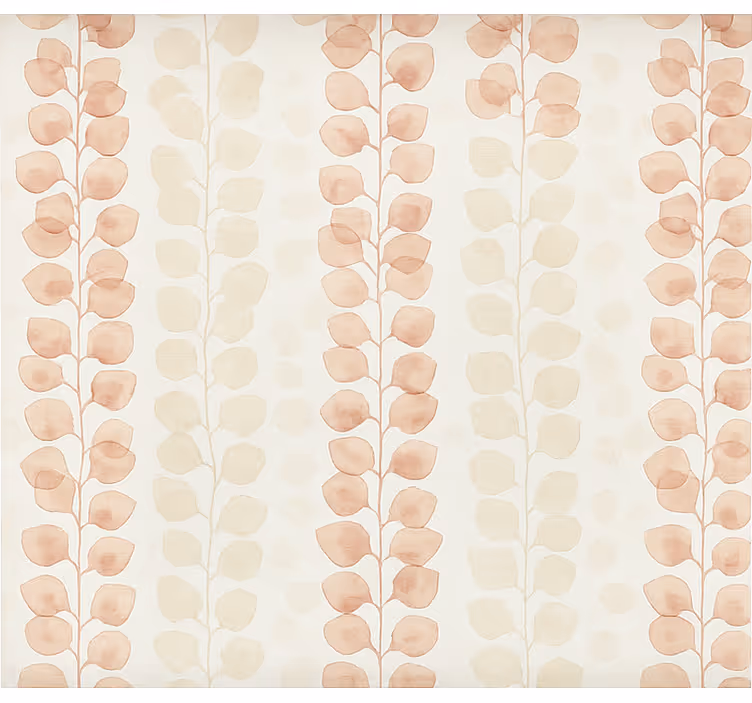 Tapet kontor rosa blomsterblad - Tenstickers