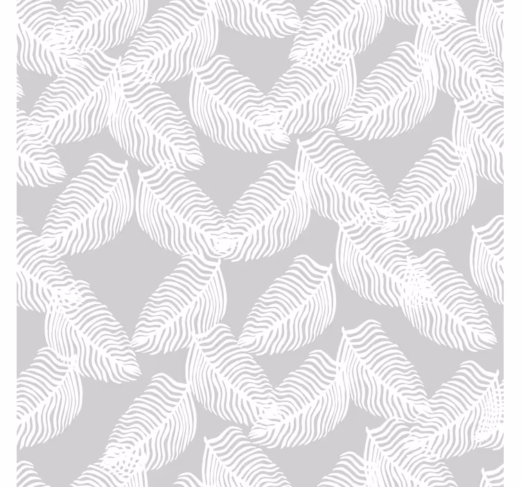 Tapet moderne grå minimalistisk blomster - Tenstickers
