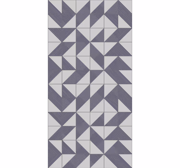 Moderne tapet geometrisk mønsterharmoni - Tenstickers