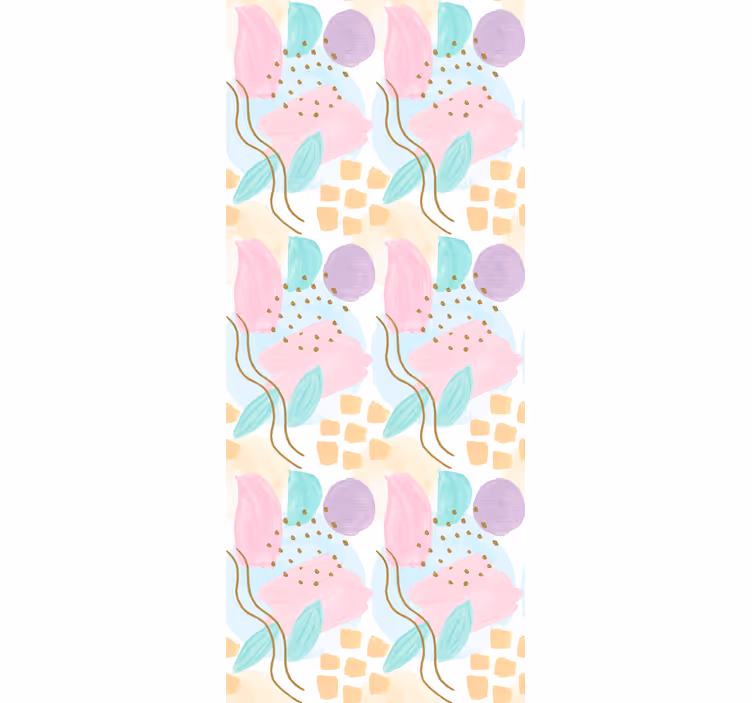 Moderne tapet abstrakte blomsterdesign - Tenstickers
