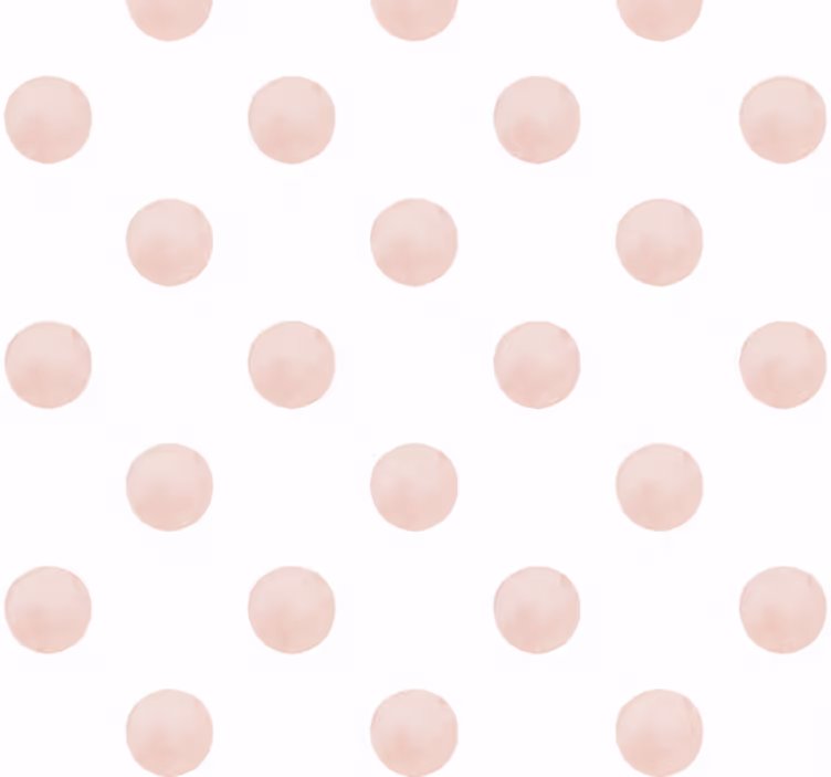 Tapet gift blush akvarell prikk - Tenstickers