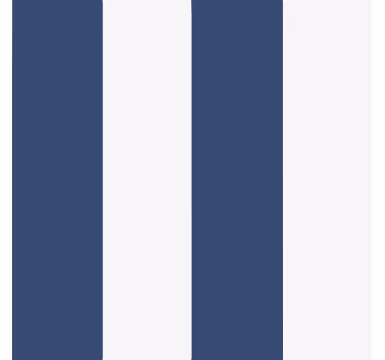 Tapet gift klassisk maritim stripe - Tenstickers