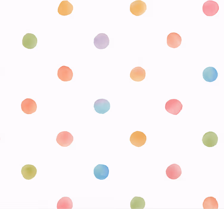 Tapet gift akvarell prikk - Tenstickers