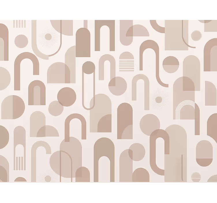 Moderne mønster tapet gift - Tenstickers