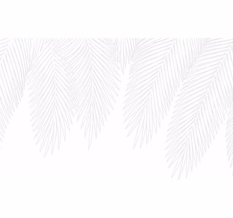Tapet gift nøytral palmetre - Tenstickers