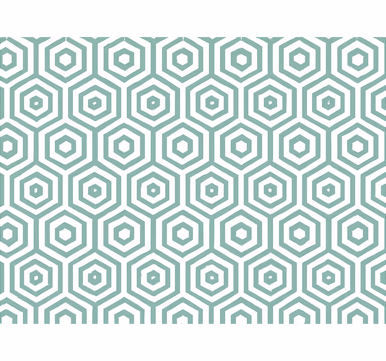 Abstrakt geometrisk tapet stue - Tenstickers