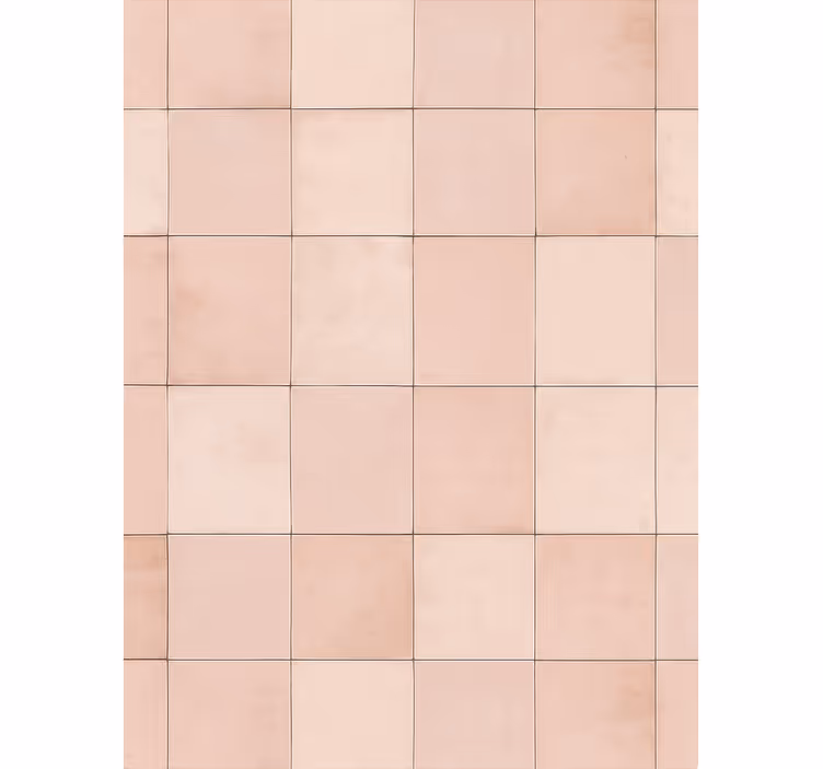 Tapet kjøkken rosa flis mønster - Tenstickers