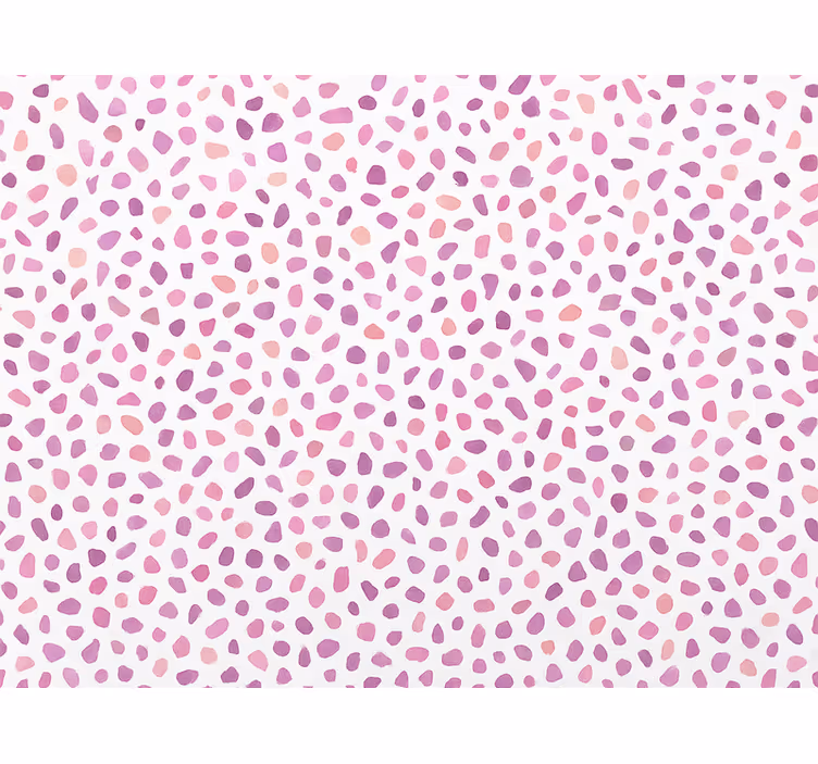 Tapet abstrakt rosa terrazzo prikk - Tenstickers