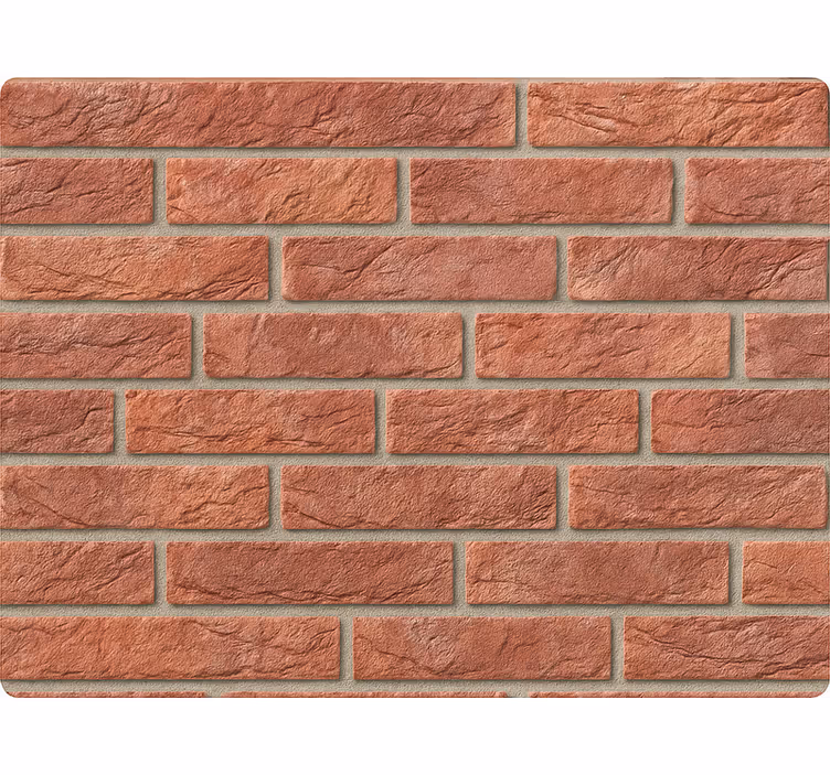 Blush akvarellhage tapet murstein - Tenstickers