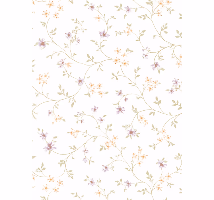 Tapet barn enkel blomsterdesign - Tenstickers