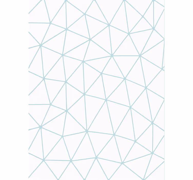 Abstrakt trekantdesign tapet stue - Tenstickers