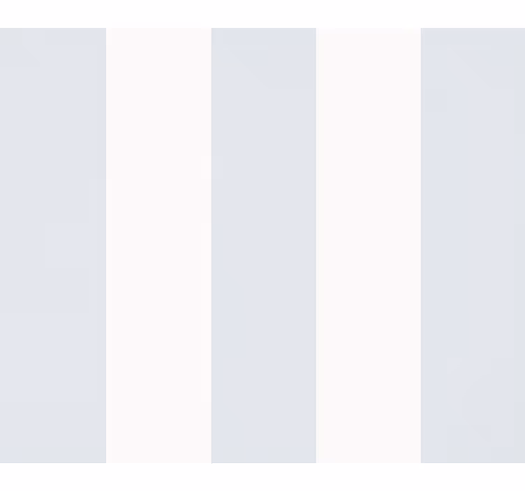 Tapet barn lyseblå og hvite striper - Tenstickers