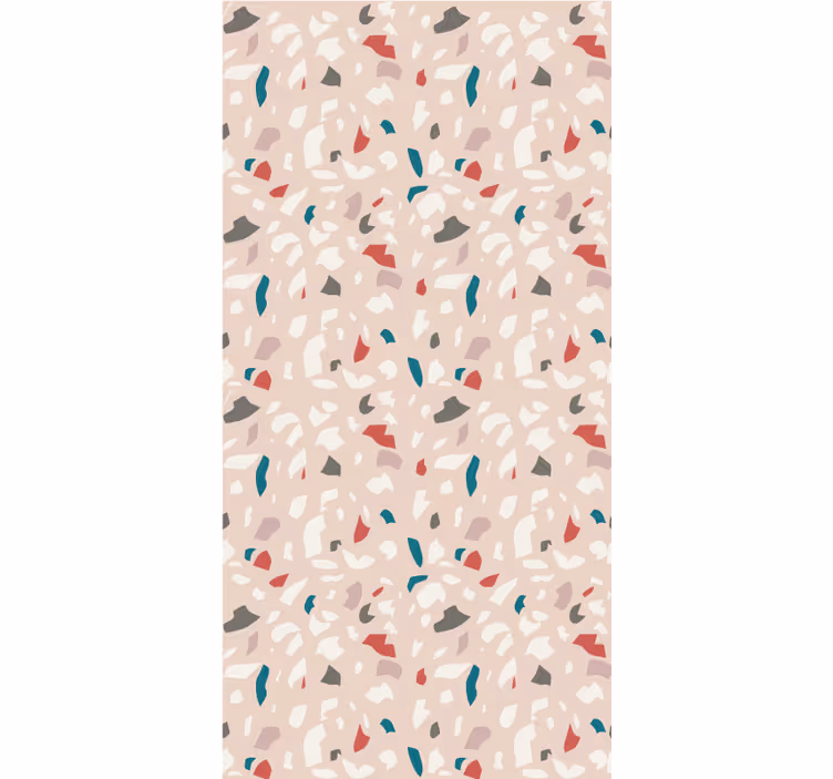 Tapet gift med terrazzoeffekt mønster - Tenstickers