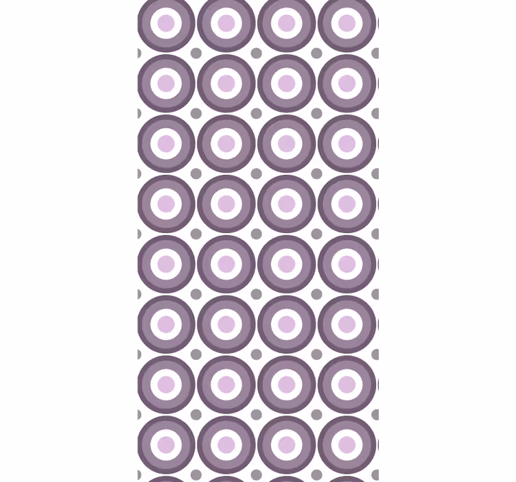 Tapet gift lilafarge 70-talls stil - Tenstickers