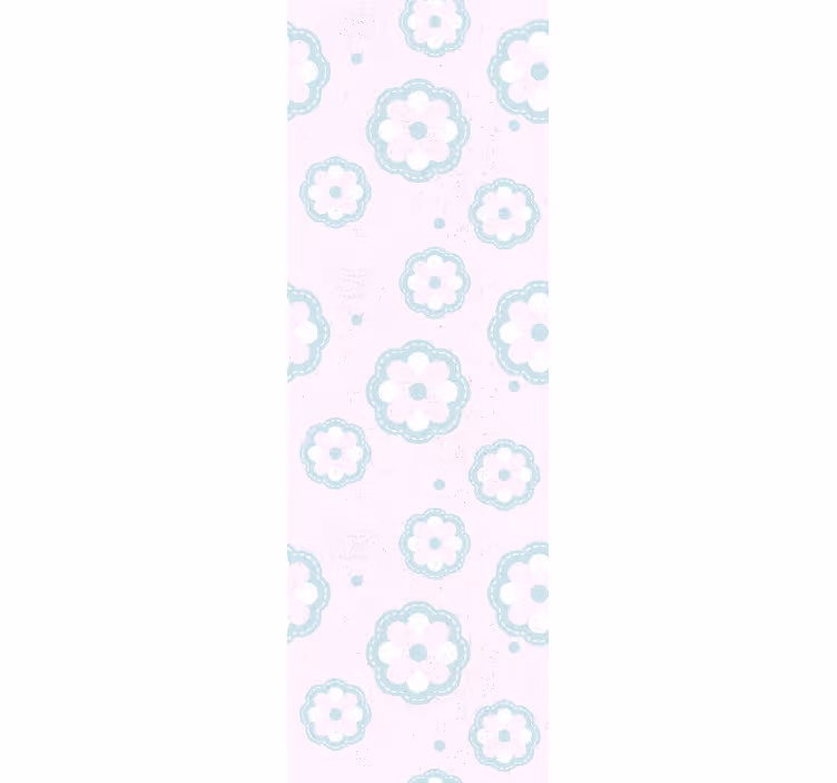 Tapet soverom rosa mønster shabby chic - Tenstickers