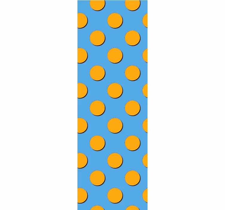 Retro prikkemønster abstrakt geometrisk tapet soverom - Tenstickers