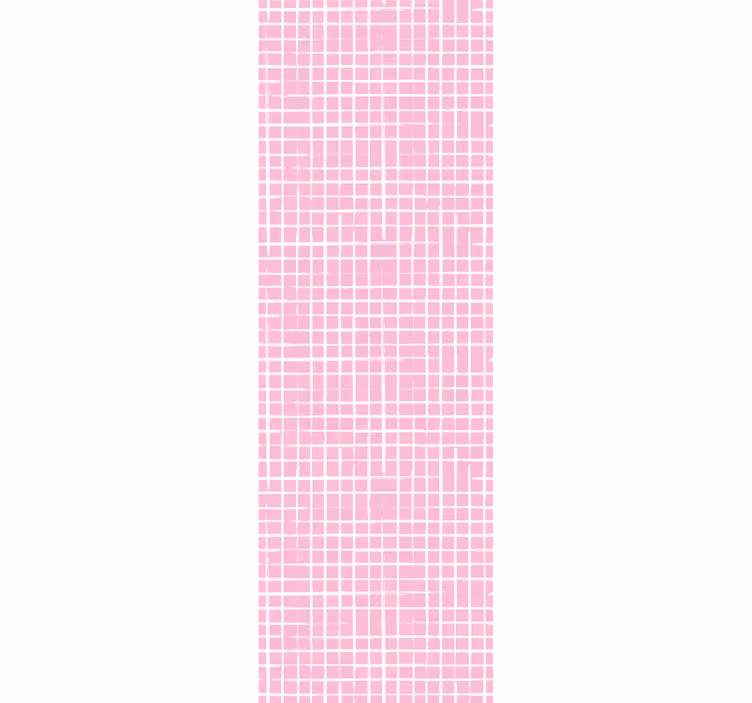 Tapet soverom rosa bakgrunn hvite linjer moderne design - Tenstickers