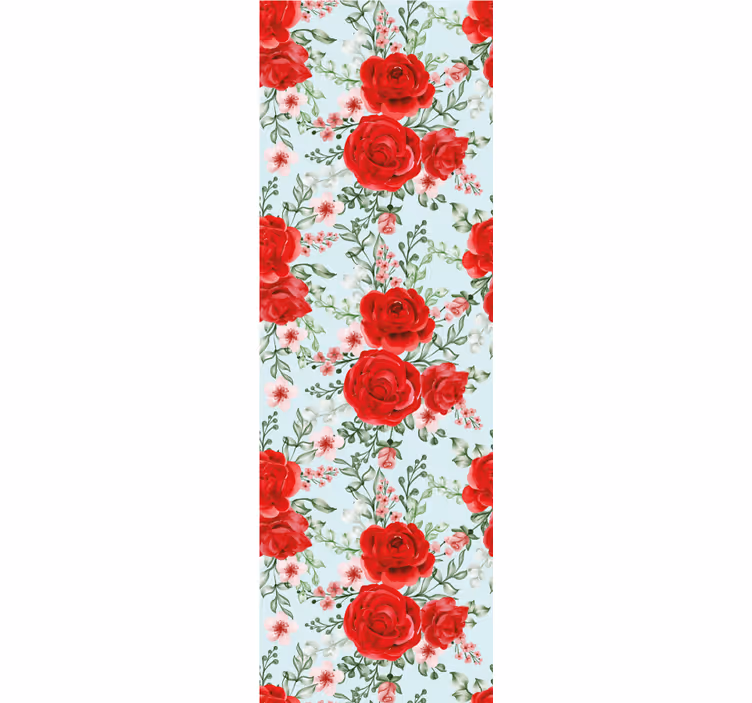 Tapet soverom i grandmillenial blomsterstil - Tenstickers