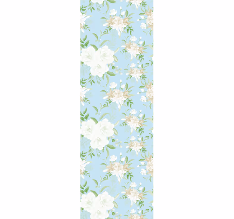 Vilt blomstret grandmillenial stil tapet soverom - Tenstickers