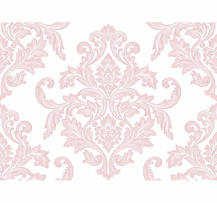 Tapet barokk blush damask paisley - Tenstickers