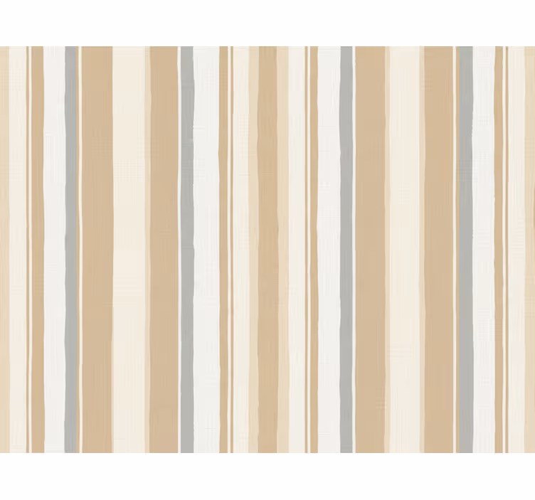 Tapet vertikalt landlig hvit beige - Tenstickers