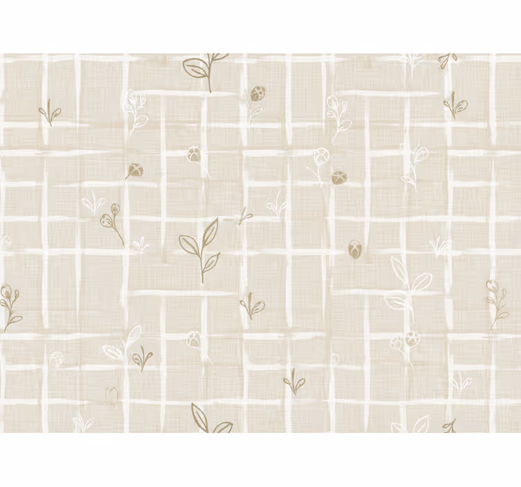 Tapet beige kremfarge med linseffekt - Tenstickers