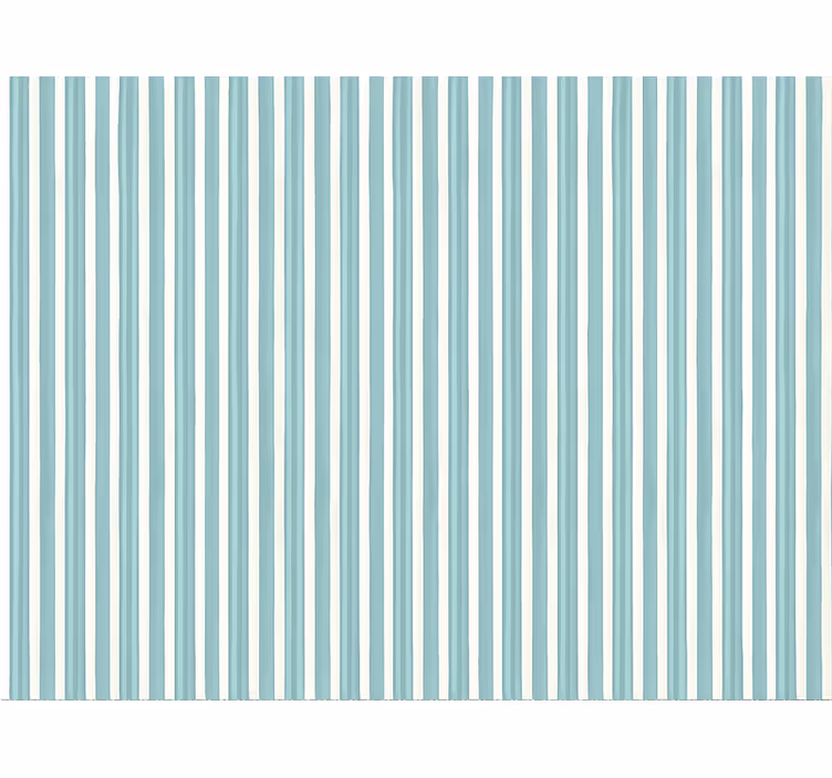 Tapet vertikalt dempet teal organiske striper - Tenstickers