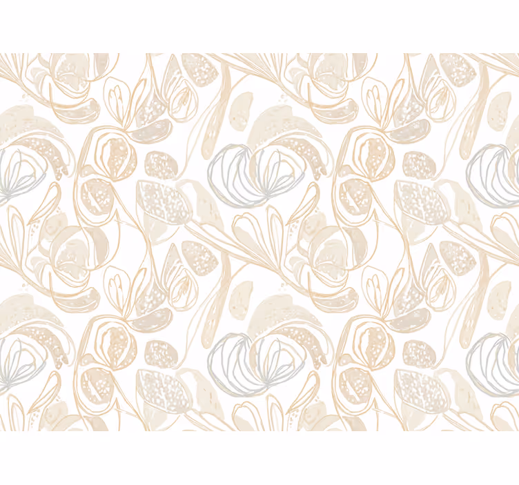 Tapet annet beige malt mønster - Tenstickers