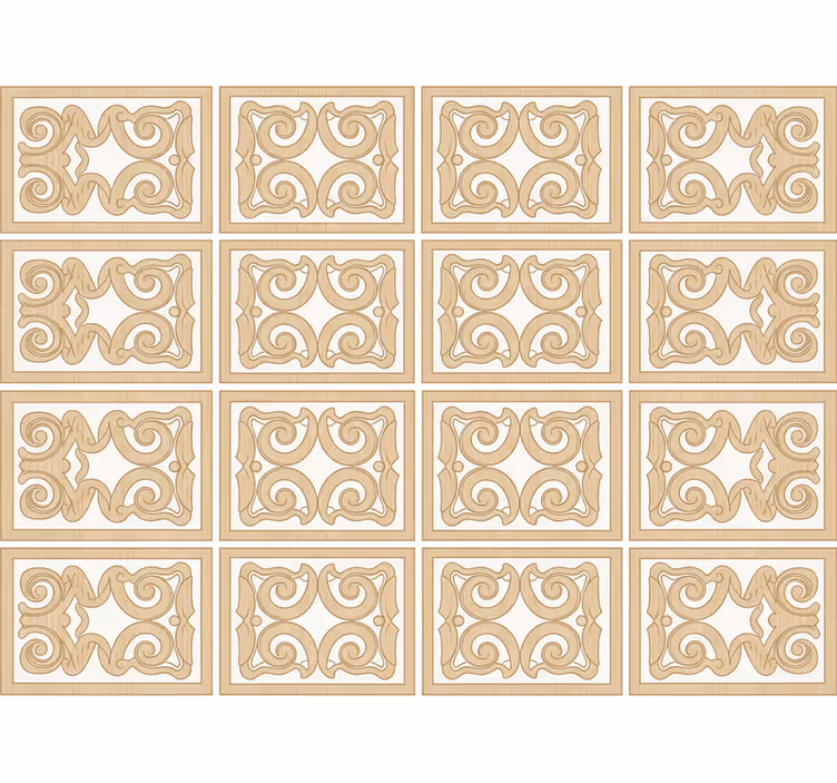 Tapet tre baseboard mønster stil b0dxldj9l4 - Tenstickers