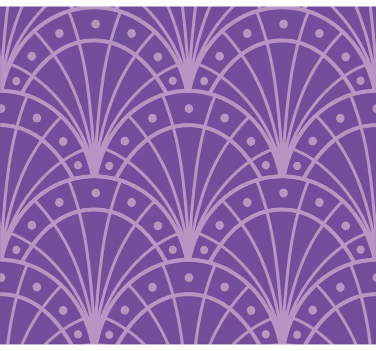 Tapet lilla minimalistisk lila artdeco - Tenstickers