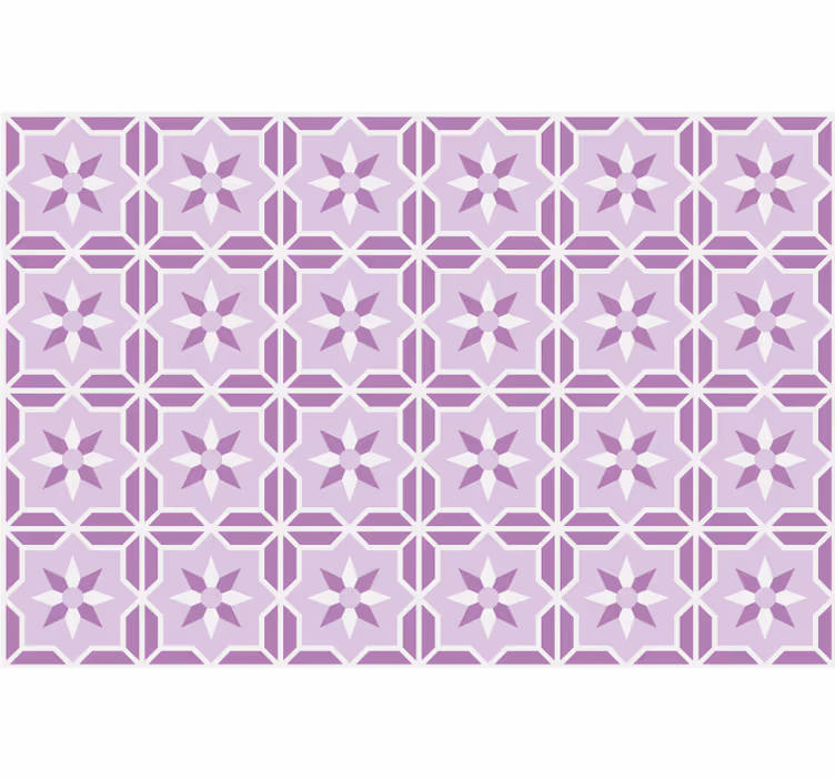 Tapet rosa geometrisk i malvafarge - Tenstickers